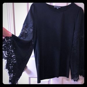Black bell sleeved top!
